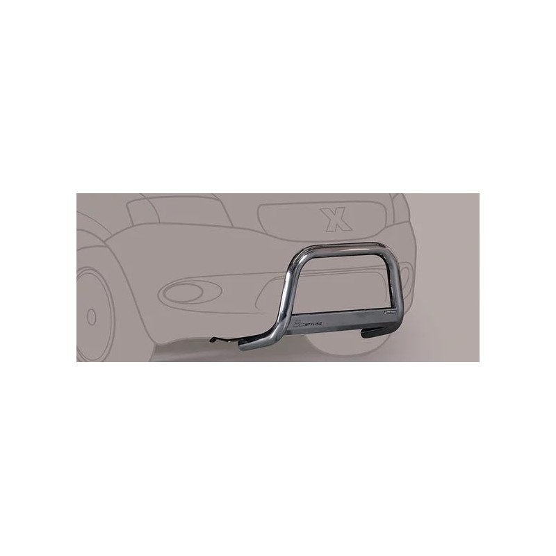 Pare-buffle Avant pour Suzuki Jimny 2018-2023 63 mm en Acier Gris
